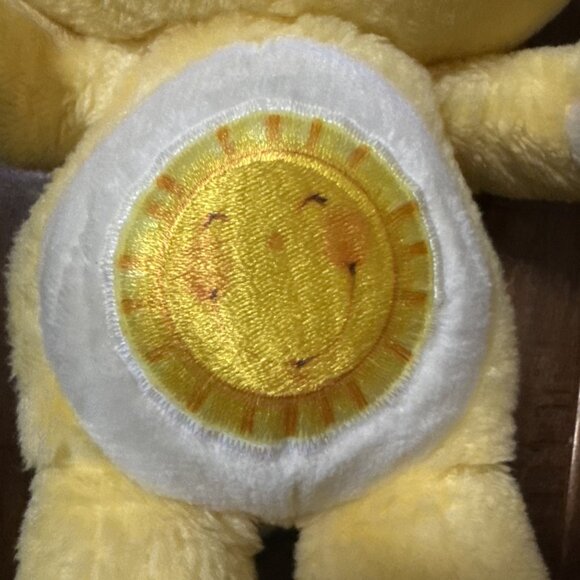 Care Bears 13” Funshine Bear Plush Vintage Kenner 1983 Yellow Happy Sunshine - Picture 5 of 5